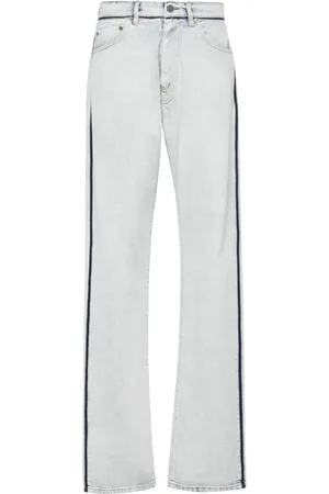 Maison Margiela Jeans rectos con efecto lavado