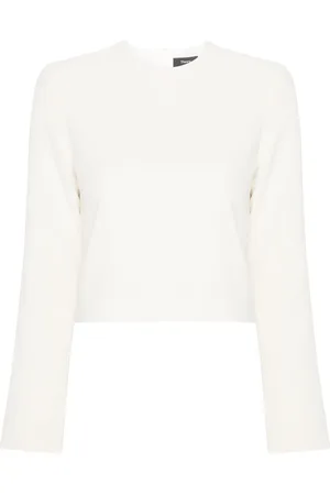 THEORY Blusa corta con cierre