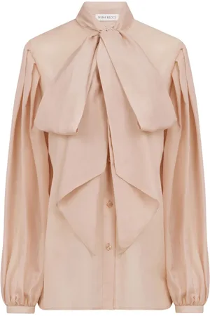 Nina Ricci Camisa con moño en el cuello