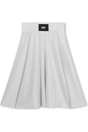 DKNY Falda con acabado metalizado