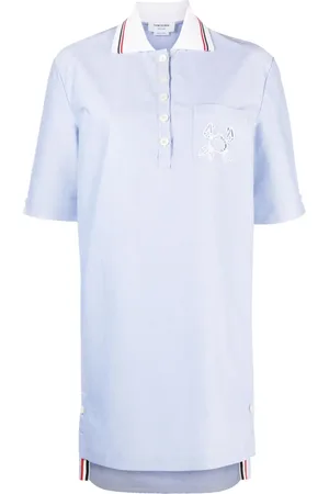 Thom Browne Vestido estilo playera tipo polo con bordado