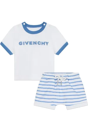 Givenchy Set de shorts y playera con aplique del logo