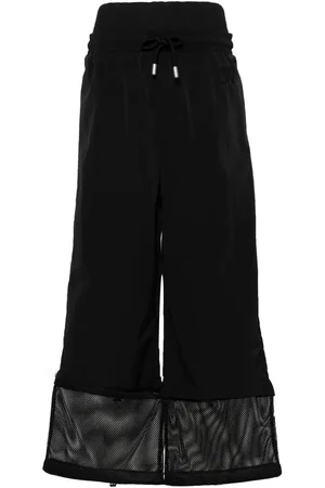 OFF-WHITE Pantalones anchos con tiro alto
