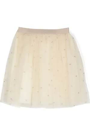 BONPOINT Falda de tul con estrellas estampadas