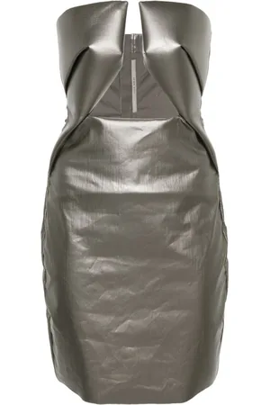 Rick Owens Vestido corto Prong con diseño strapless