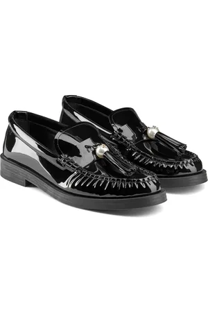 Jimmy Choo Mocasines Addie con detalle de perlas