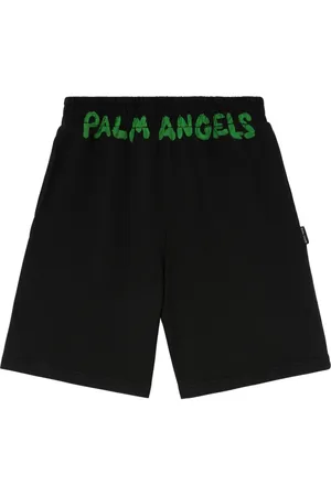 Palm Angels Shorts deportivos con logo estampado