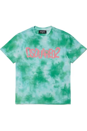 Dsquared2 Playera con estampado tie-dye