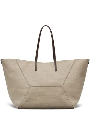 Brunello Cucinelli Tote con forma de trapecio