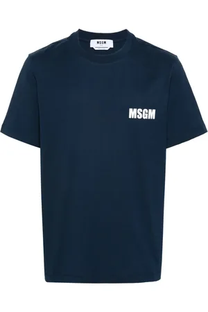 Msgm Playera con logo estampado