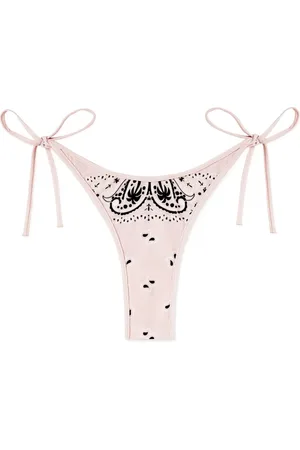 Palm Angels Bikini bottom con estampado de cachemira