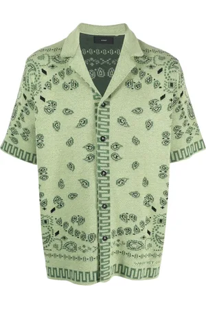 Alanui Camisa con motivo de bandana en jacquard