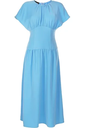 Moschino Vestido midi con detalle de corset