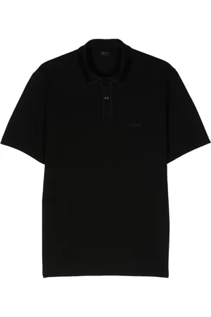 BRIONI Playera tipo polo con logo bordado