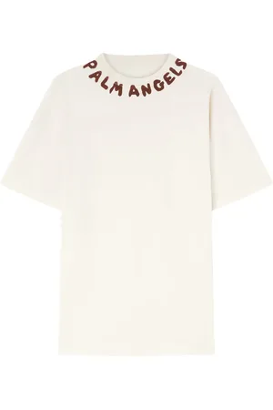 Palm Angels Playera con logo estampado