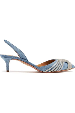 Aquazzura Zapatillas Gatsby con tacón de 50mm