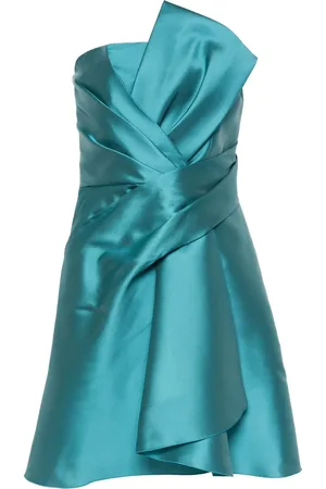 Alberta Ferretti Vestido corto estilo bustier Mikado