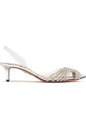 Aquazzura Zapatillas Gatsby con tacón de 50mm