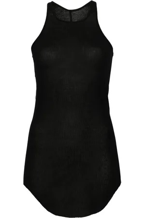 Rick Owens Camiseta tejido fino con cuello redondo