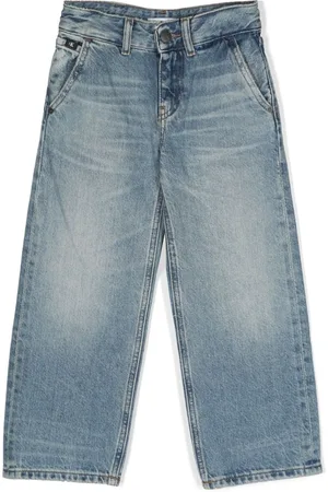 Calvin Klein Pantalones rectos con dije del logo