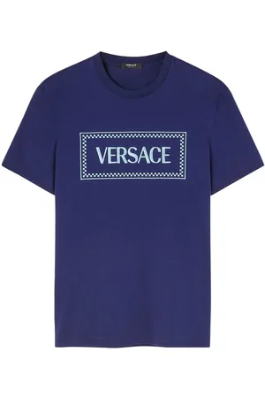 VERSACE Playera con logo bordado años 90