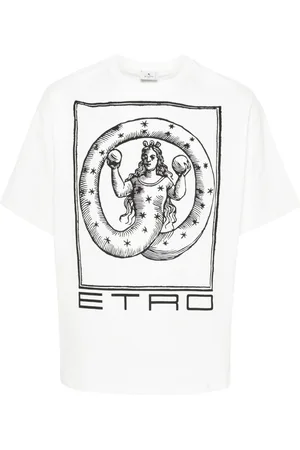 Etro Playera con estampado gráfico