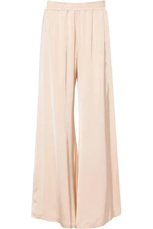Fabiana Filippi Pantalones anchos con efecto satinado