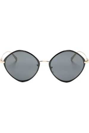 Bvlgari Lentes de sol con armazón geométrica