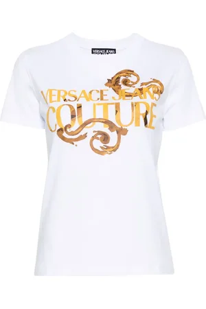 VERSACE Playera con logo estampado