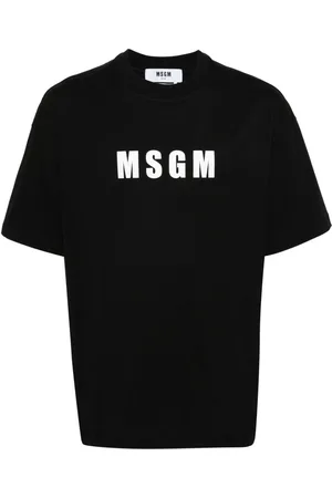 Msgm Playera con logo estampado