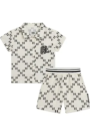 Karl Lagerfeld Set de shorts con monograma