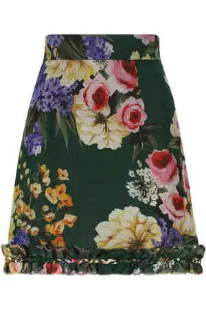 Dolce & Gabbana Falda corta con estampado floral