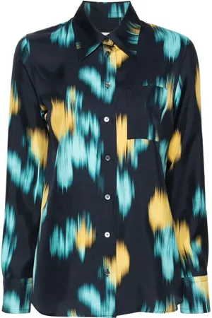 Lanvin Camisa con estampado abstracto