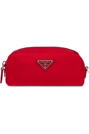 Prada Cosmetiquera con logo triangular