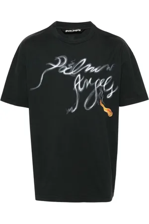 Palm Angels Playera Foggy con logo estampado