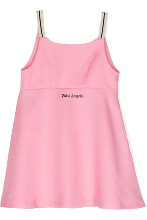 Palm Angels Slip dress con logo estampado