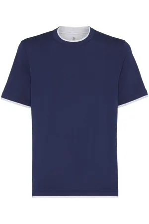 Brunello Cucinelli Playera con efecto de capas