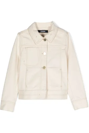 Jacquemus Chamarra de mezclilla con parche del logo