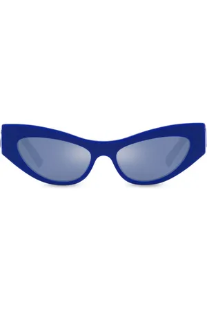 Dolce & Gabbana Lentes de sol con armazón cat eye y logo en relieve