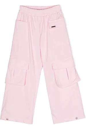 MONNALISA Pantalones cargo con diseño recto