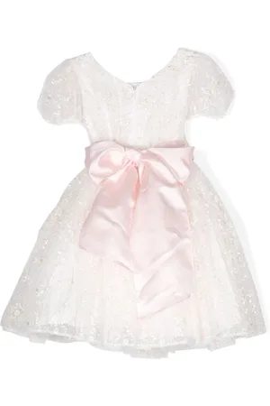 MONNALISA Vestido bordado con lentejuelas