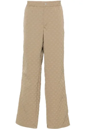 MISBHV Pantalones rectos con logo en relieve