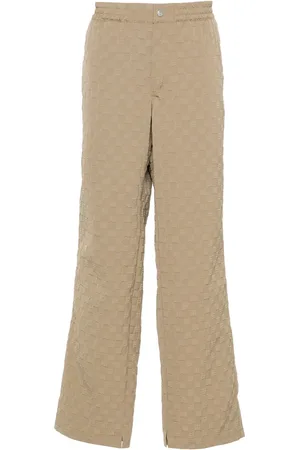 MISBHV Pantalones rectos con logo en relieve