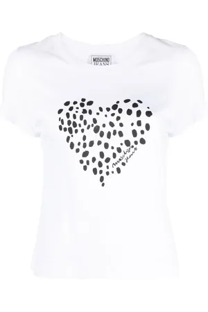 Moschino Playera con corazón estampado