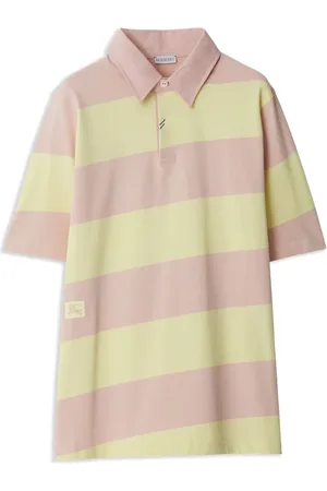 Burberry Playera tipo polo con rayas estampadas