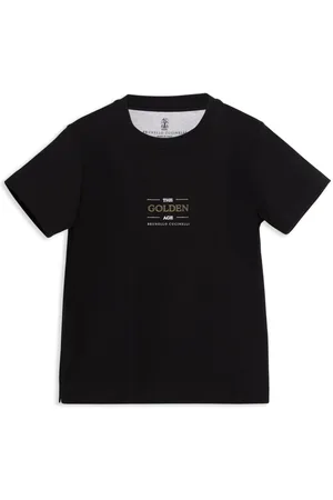 Brunello Cucinelli Playera con estampado gráfico