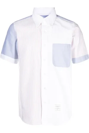 Thom Browne Camisa manga corta con paneles