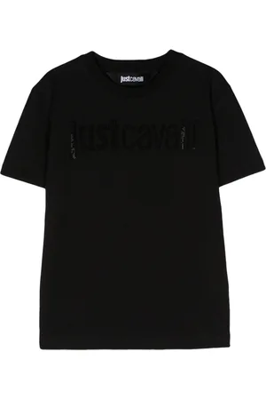 Roberto Cavalli Playera con detalles de strass