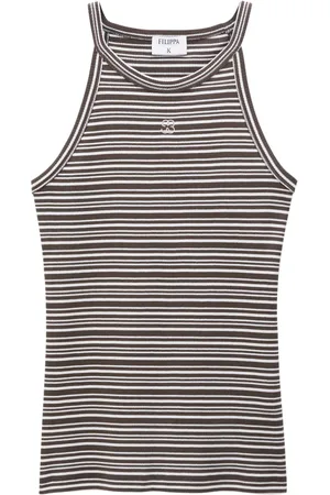 Filippa K Camiseta con monograma bordado