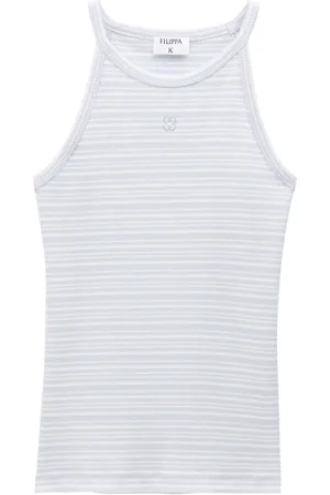 Filippa K Camiseta con monograma bordado